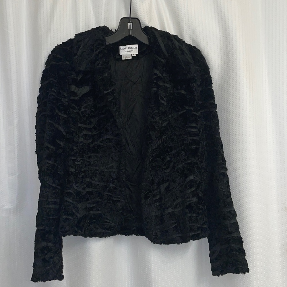 Black Fashion Jacket Size: S
